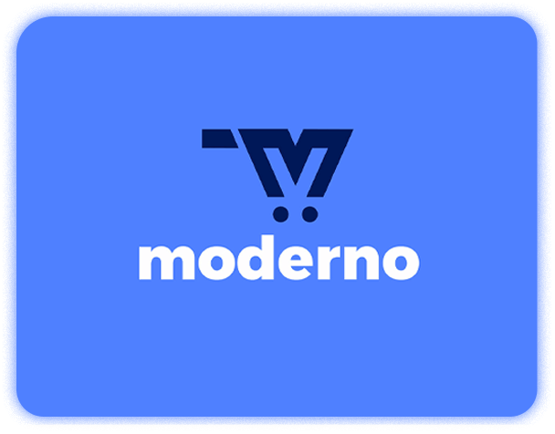Moderno skyblue logo