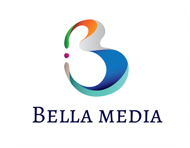 Bella media 3d logo