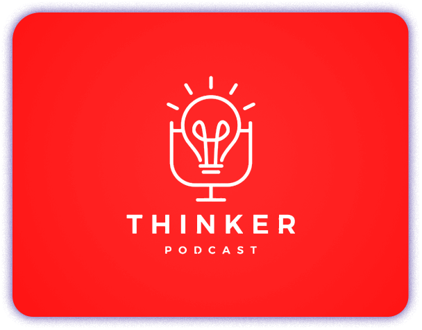 Thinker podcast logo icon