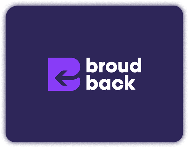 Broud back iconic logo