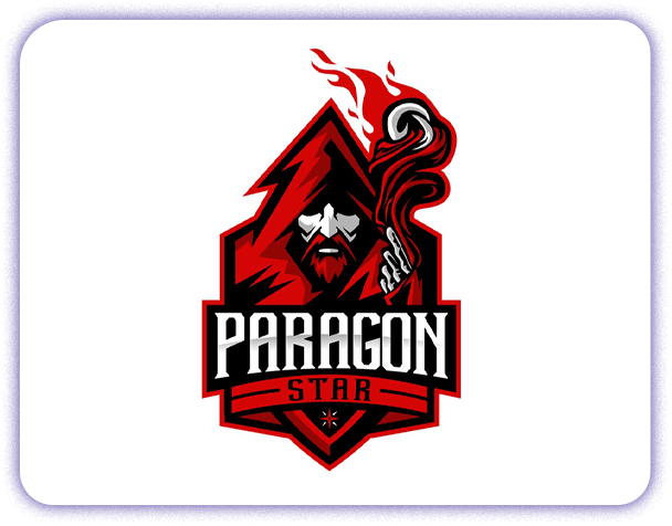 Paragon star black and red